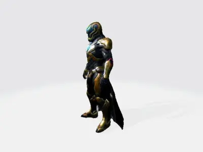 Cyber Sentinel - Futuristic Warrior 3D Model 3D model buy