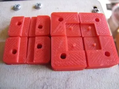 Printrbot standoff and glass clamp Free 3D print model