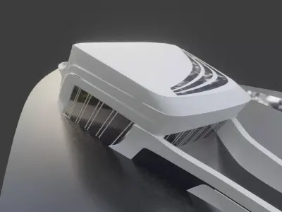 Zaha Hadid Grand Rabat Theatre Model Free 3D model