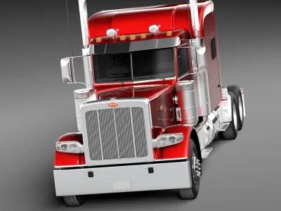 Peterbilt 389 Sleeper Cab 2015 3D model