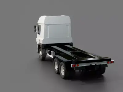 DAF CF Box Truck 2020 3D model