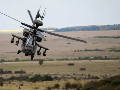 helicopter military boeing apache ah-64 3D model