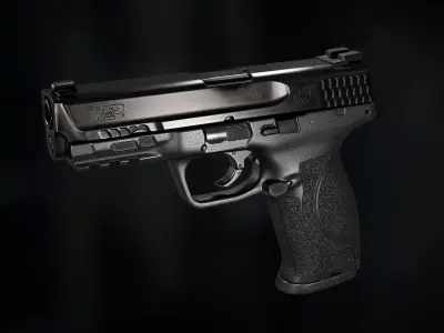 MP 9 2 0 pistol magazine 3D model