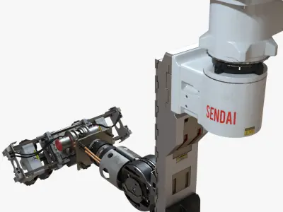 Robot Arm 3D model get