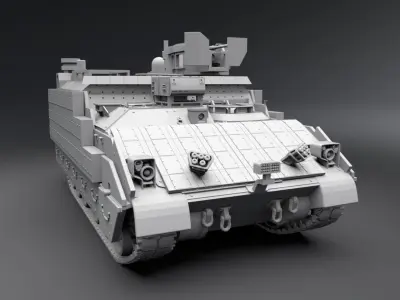 AMPV scale model 3D print model