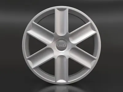 Wheel 3d Model audi 3D model