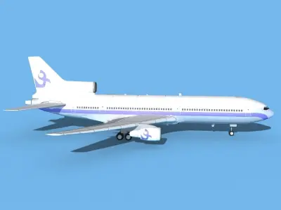 Lockheed L1011 Thai Sky Airlines 3D model