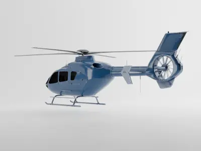 helicopter h135 3D model