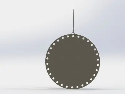 manhole cover 3D model