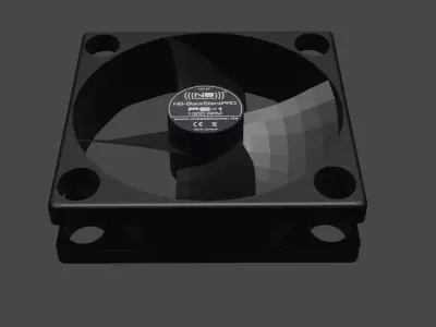 ventilateur pc 3D model