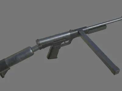 SMG-60 Softair PBR Low-poly 3D model