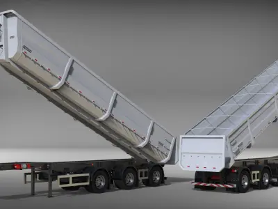 Trailer Randon Linha R 2011 - Tipper 3D model