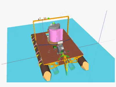 AT catamaran EM 3D model