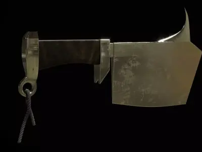 AX KNIFE Low-poly 3D model