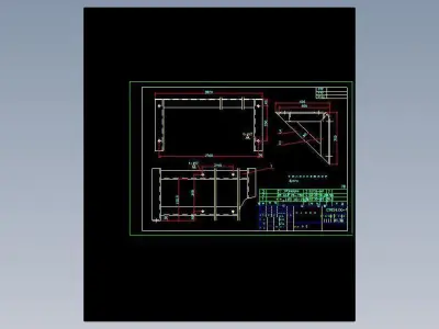 1000x2400 drum type magnetic separator complete set of drawings 3D model