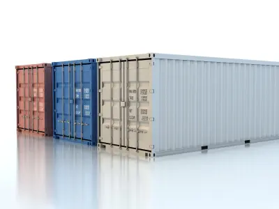 20 Feet Shipping Container 3D model purchase