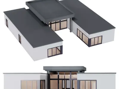 Home Building Low-poly 3D model
