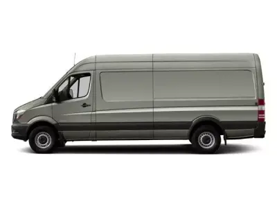 Low Poly Cargo Van 3D Model 3D model