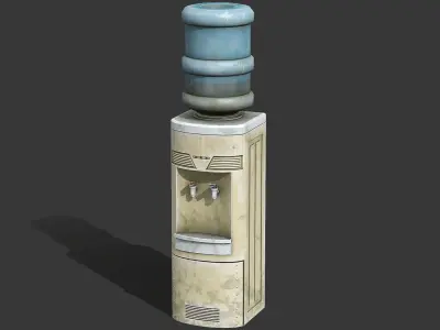 Old Water Cooler - PBR Game Ready Low-poly 3D model purchase