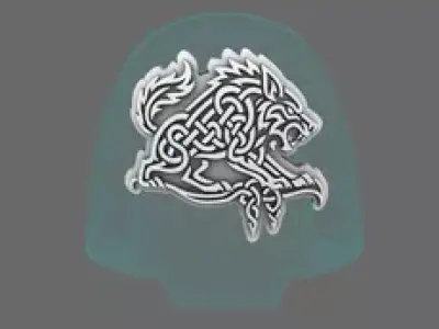 Arctic Prowler V10B Shoulder Symbols RIGHT 3D print model
