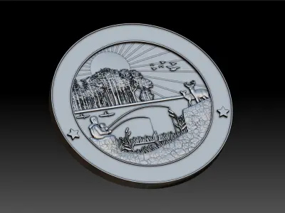 County Seal 3D print model