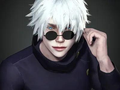 Satoru Gojo  3D model purchase