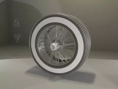 Old School Tire 3D model