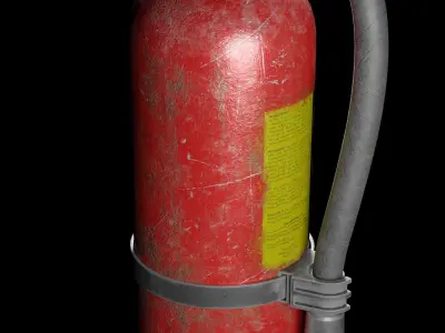 FireExtinguisher LowPoly GameReady fire extinguisher Low-poly 3D model