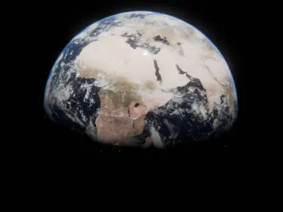 Photorealistic Earth with 6k Textures 3D model