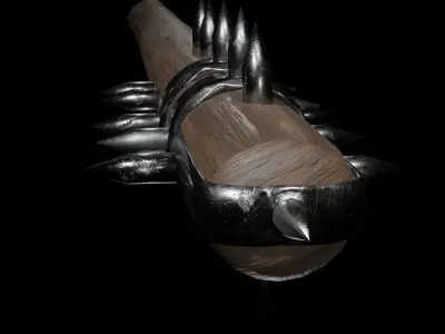 Spiked Mace Low-poly 3D model buy