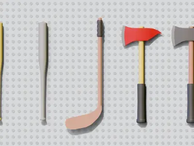 weapons 3D model purchase