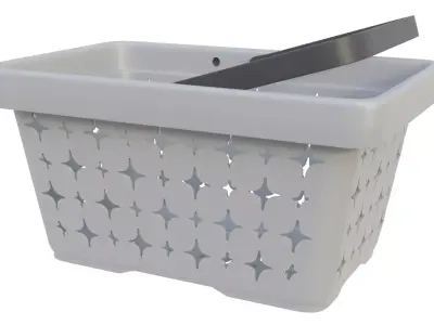 Shopping basket 22 3D model