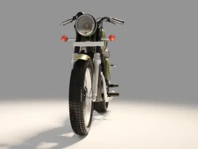 Jawa Forty two  Bike 3D model 3D model