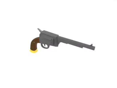 Low Poly Western Colt Free low-poly 3D model