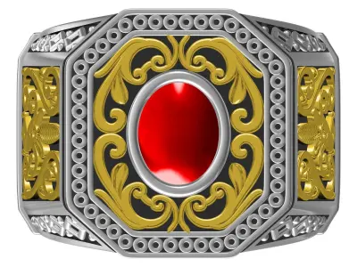 Antique-Vintage Rings 3D print model