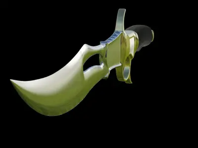 knife with handle Free 3D model