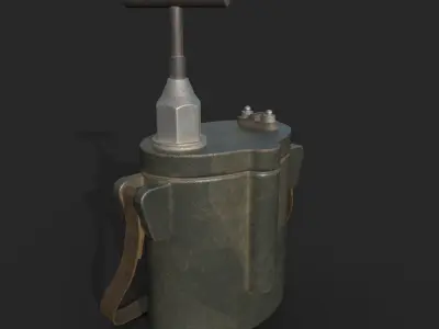 Demolation Box Low-poly 3D model