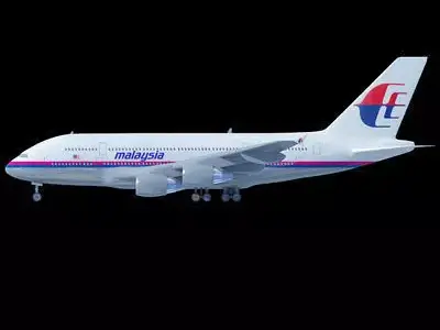 Malaysia Airlines Airbus A380 3D model purchase