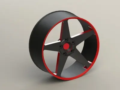 rims wheel with Free 3D model