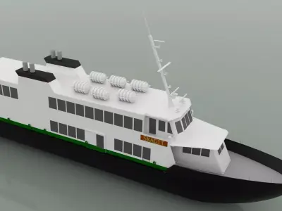 MV Skagit 3D model
