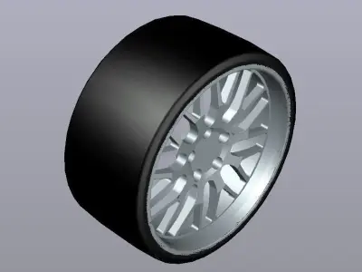 Car Rim Free 3D model 3