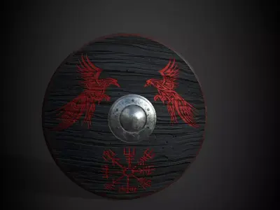 Nordic Ravenshield Low-poly 3D model