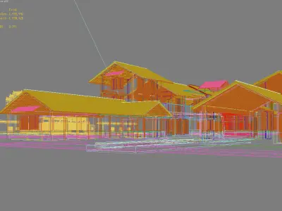 Chinese Style Architecture 3D model 67