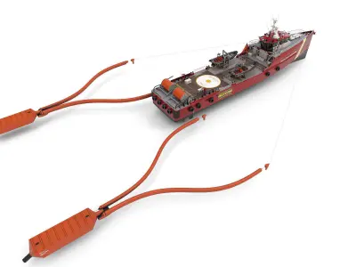 EMERGENCY RESPONSE VESSEL 3D model