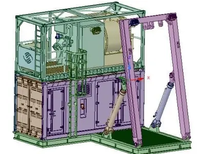 ROV UNIT Container LARS 3D print model