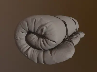 Bed roll for camping  3D model