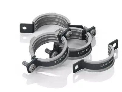 Pipe clamp Low-poly 3D model