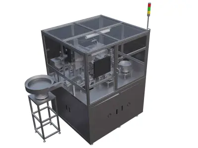 Optocoupler automatic assembly line equipment 3D model