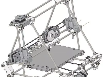 Modified Mendel Huxley Free 3D model