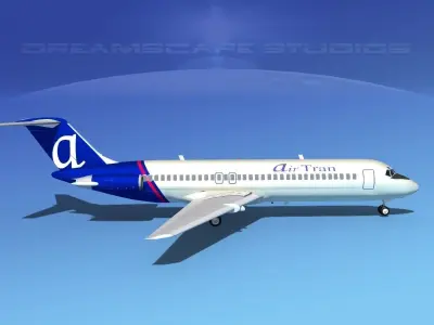 Douglas DC-9-30 AirTran Airways 3D model
